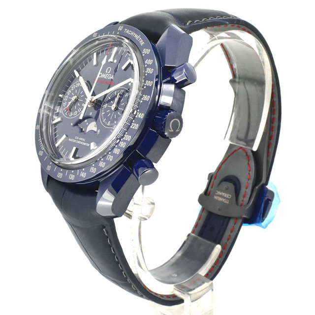 オメガ OMEGA スピードマスター ムーンフェイズ コーアクシャル マスタークロノメーター ブルーサイド オブ ザ ムーン 304.93.44.52.03.001 44.25mm 新品