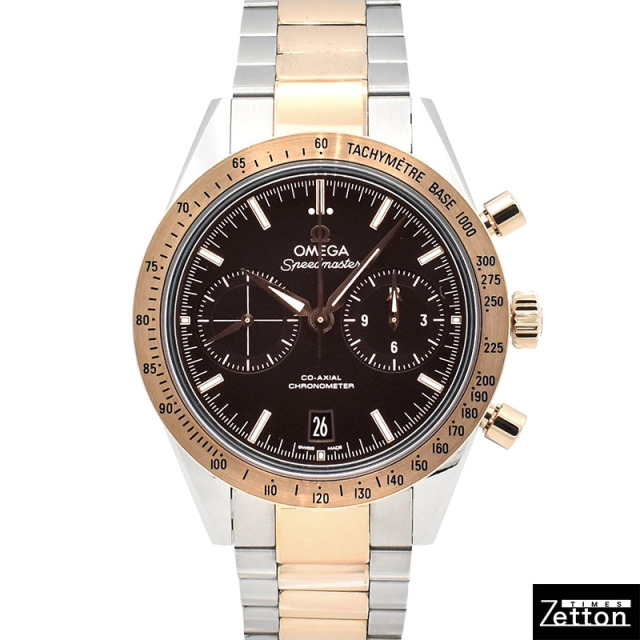 オメガ　OMEGA　スピードマスター 57 クロノグラフ　331.20.42.51.01.002　18KRG/SS　41.5mm　ブラック　新品