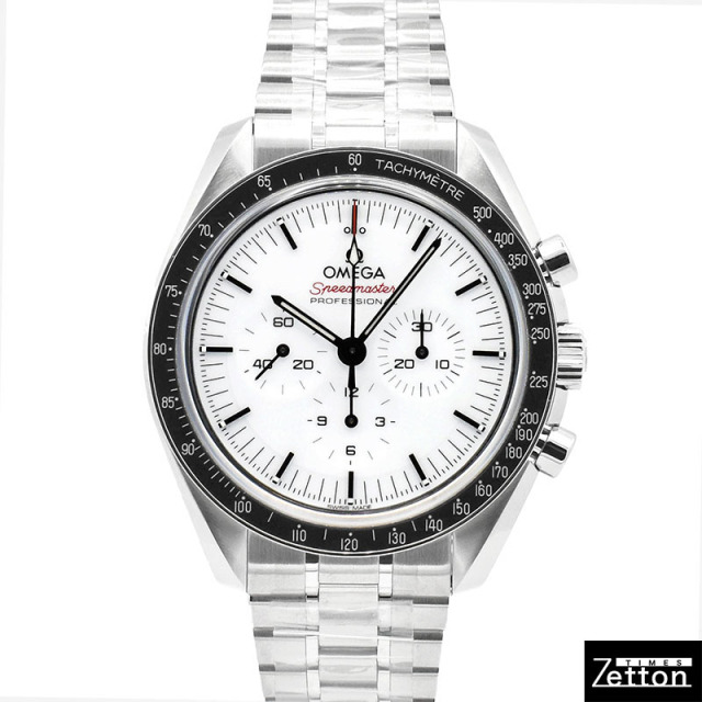 オメガ　OMEGA　スピードマスター プロフェッショナル ムーンウォッチ マスタークロノメーター　310.30.42.50.04.001　ホワイト　バックスケルトン　42mm　新品