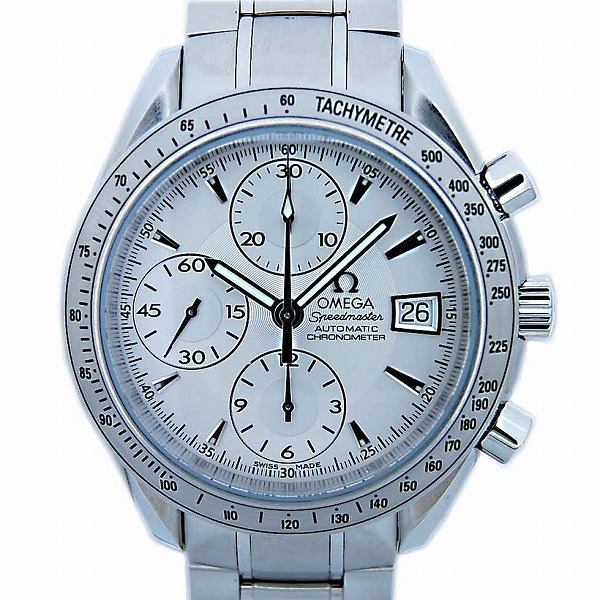 オメガ　OMEGA　スピードマスターデイト　3211.30　シルバー　自動巻　メンズ　新品