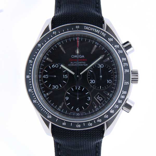 オメガ　OMEGA　スピードマスターオートマティックデイト　323.32.40.40.06.001　ブラック　新品