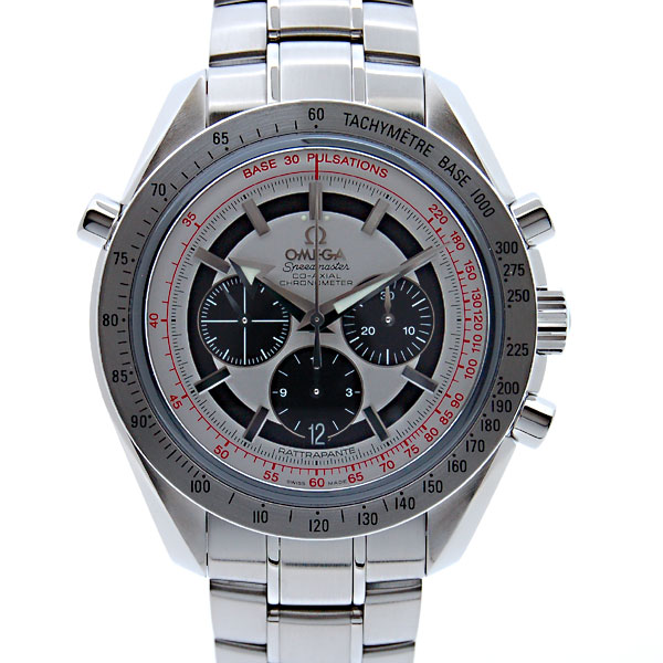 オメガ　OMEGA　スピードマスター　ブロードアロー　ラトラパンテ　コーアクシャル　3582.31　SS　44mm　シルバー　新品