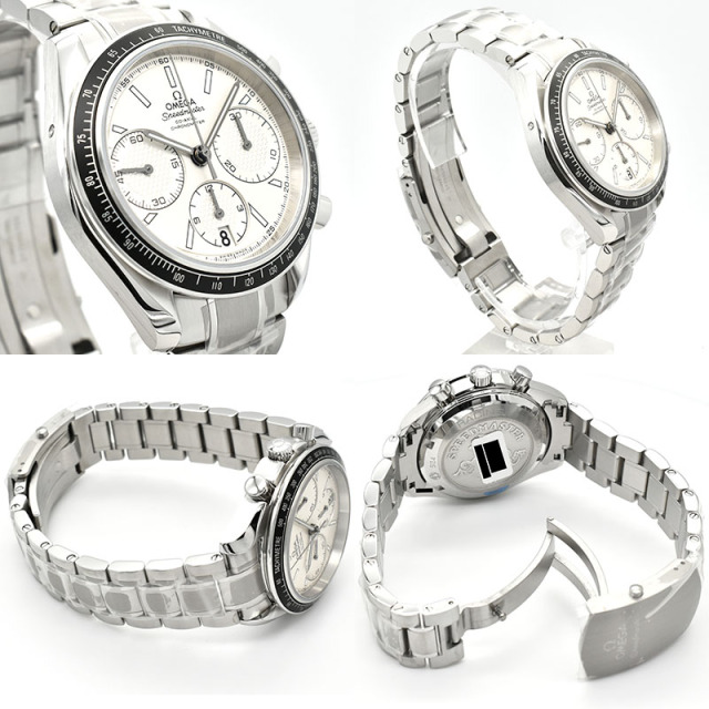 オメガ OMEGA スピードマスターレーシング 326.30.40.50.02.001 SS シルバー 40mm 自動巻 新品