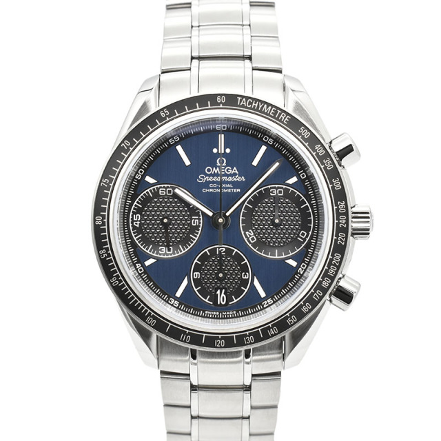 オメガ　OMEGA　スピードマスターレーシング　326.30.40.50.03.001　SS　ブルー/ブラック　40mm　自動巻　新品