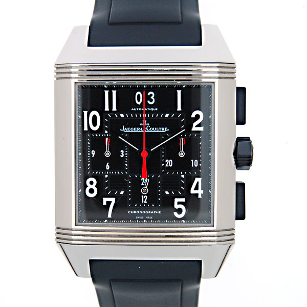 ジャガールクルト　Jaeger LeCoultre　レベルソ　スクアドラクロノグラフGMT　Q701868P　自動巻　ブラック　新品
