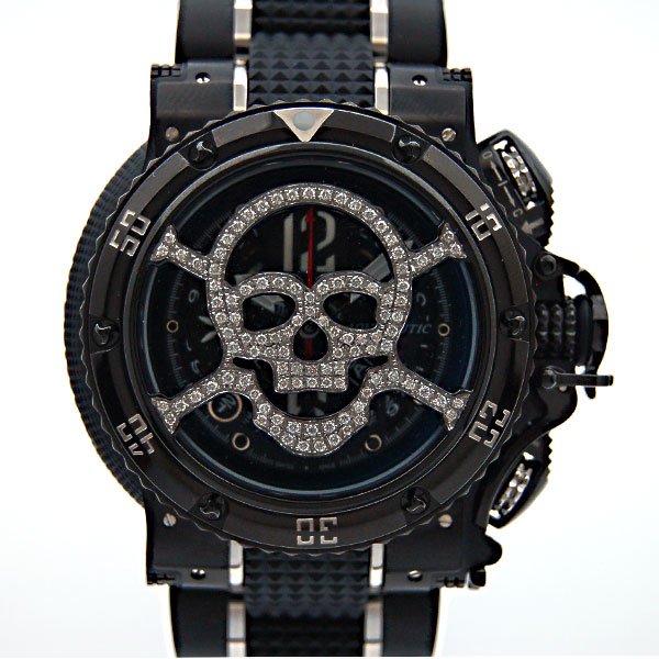 アクアノウティック　AQUANAUTIC　キングサブコマンダークロノ　KRP22HBNBBSKLS2　47mm　PVD　スカルダイヤ　300m防水　新品