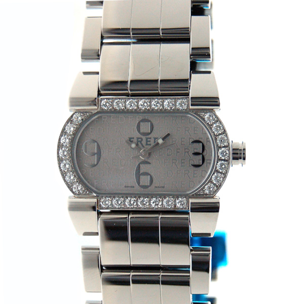フレッド　FRED　ムーブ1　ベゼルダイヤ　FD012111M001　レディース　グレー　新品