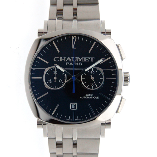 ショーメ　CHAUMET　ダンディークロノ　W11690-30A　40mm　ブラック　新品