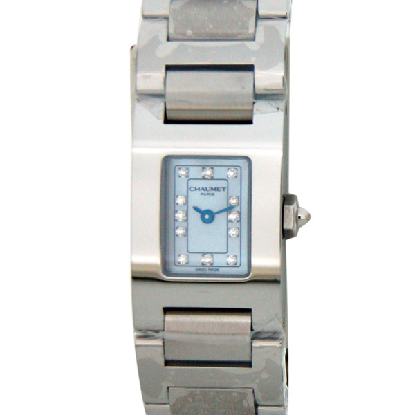 ショーメ　CHAUMET　スタイルレクタングル　W01616-047　レディース　ブルーシェル　新品