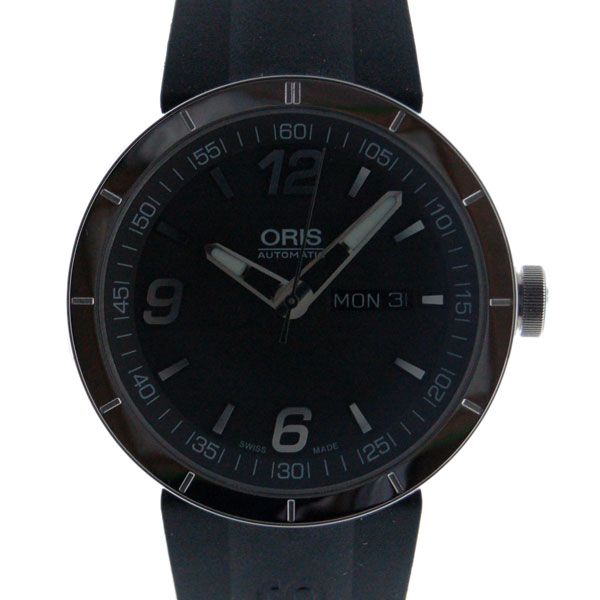 オリス　ORIS　TT1　デイデイト　735 7651 4174R　43mm　SS　ブラック　新品