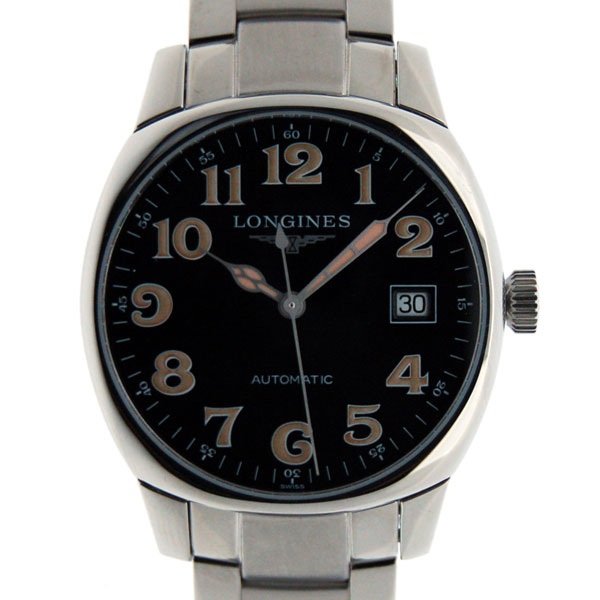 ロンジン　LONGINES　スピリット　L2.699.4.53.6　SS　36mm　ブラック　新品