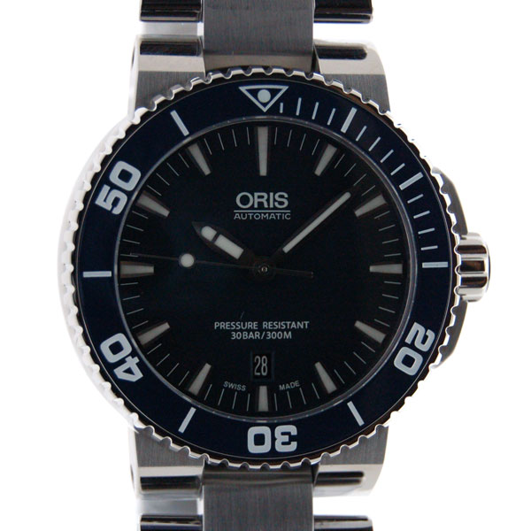 オリス　ORIS　アクイス　デイト　733 7653 4155M　SS　ブルー　新品