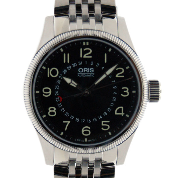 オリス　ORIS　ビッグクラウン　ポインターデイト　754 7679 4064M　SS　ブラック　自動巻　新品