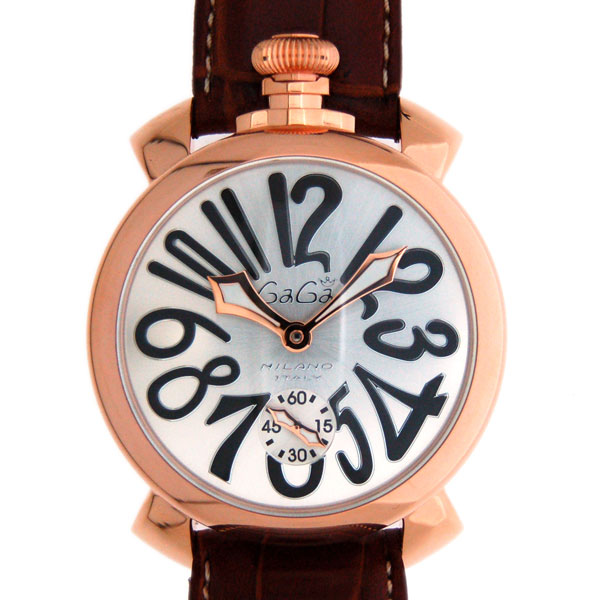 ガガミラノ　GAGA MILANO　マニュアル　48mm　5011.06S　GP　シルバー　手巻き　新品