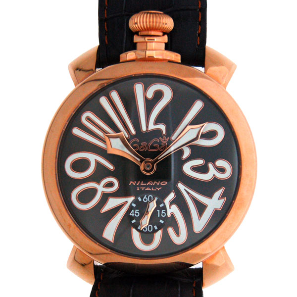 ガガミラノ　GAGA MILANO　マニュアル　48mm　5011.07S　GP　グレー　手巻き　新品