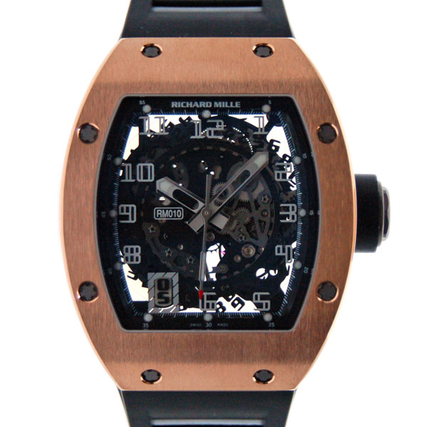 リシャールミル　RICHARD MILLE　RM010　スケルトン　PG　自動巻　新品