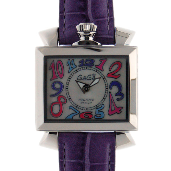 ガガミラノ　GAGA MILANO　ナポレオーネ　6030.7　ライトパープル　40mm　クォーツ　新品