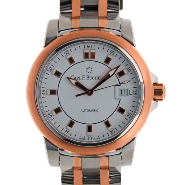 カールF.ブヘラ　CARL F.BUCHERER　パトラビ オートデイト　00.10617.07.23.21　SS/RG　38mm　自動巻　新品
