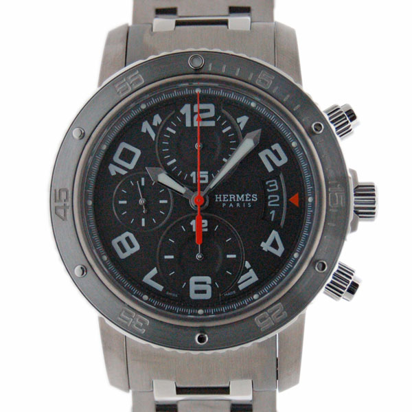 エルメス　HERMES　クリッパークロノ　メカニカルダイバー　CP2.941.230/4963　メンズ　自動巻　グレー　新品