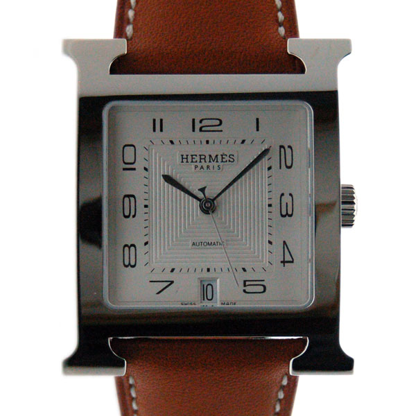 エルメス　HERMES　Hウォッチ　HH2.810.220/VBA　メンズ　自動巻　シルバー　新品