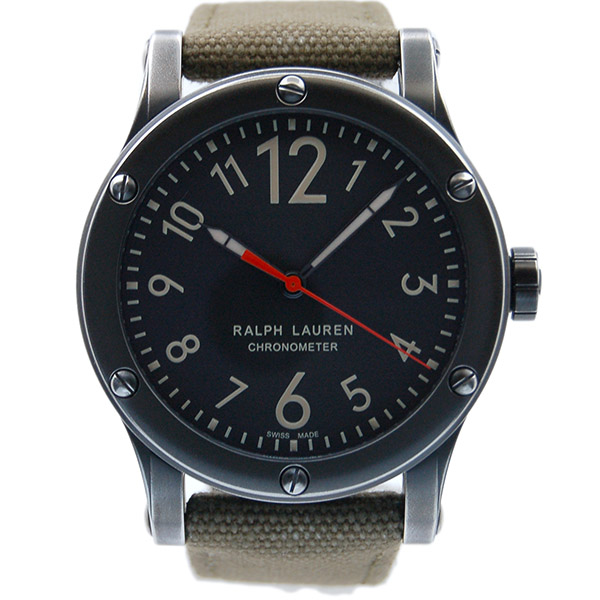 ラルフローレン　RALPH LAUREN　サファリRL67　クロノメーター　RLR0220900　45mm　ブラック　新品