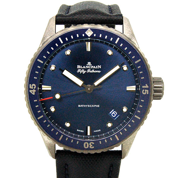 ブランパン　BLANCPAIN　フィフティファゾムス バチスカーフ　5000-0240-O52A　セラミック　43.6mm　ブルー　新品