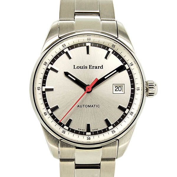 ルイ エラール　Louis Erard　ヘリテージ スポーツ デイト　69105AA11.BMA19　シルバー　自動巻　40mm　新品