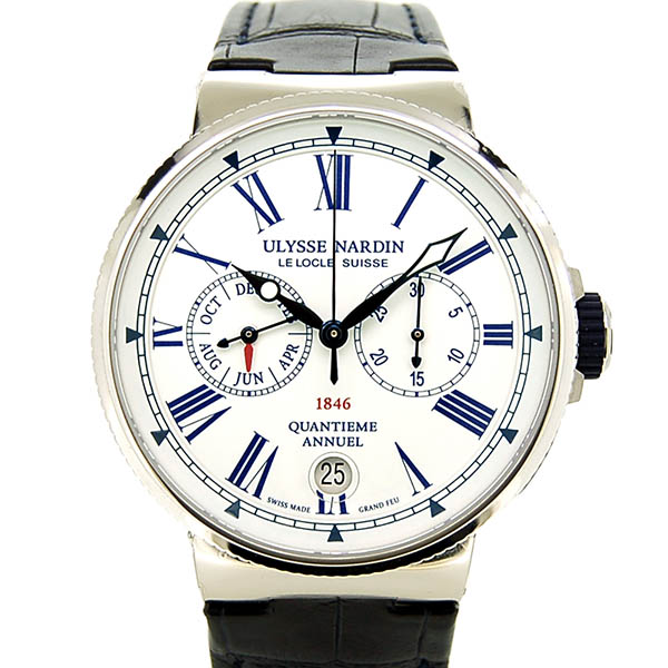 ユリス ナルダン　ULYSSE NARDIN　マリーン クロノグラフ　1533-150/E0　43mm　SS　新品