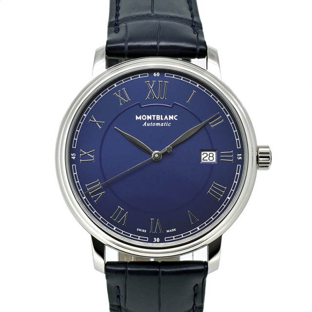 モンブラン　MONTBLANC　トラディション オートマティック デイト　117829　40mm　革ベルト　自動巻　SS　新品