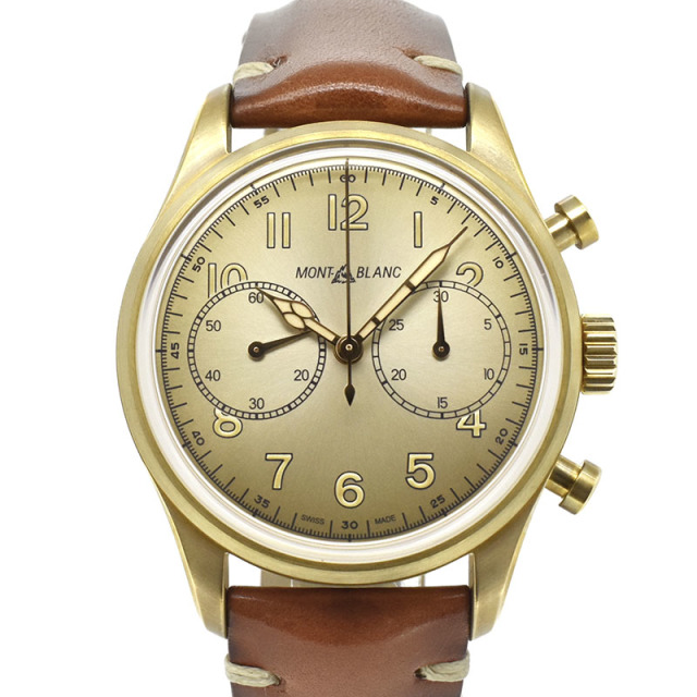 モンブラン　MONTBLANC　1858 オートマティック クロノグラフ　118223　42mm　自動巻　ブロンズ　新品