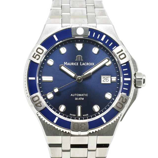 モーリスラクロア　MAURICE LACROIX　アイコン ベンチュラー　AI6058-SS002-430-1　自動巻き　43mm　SS　ブルー　新品