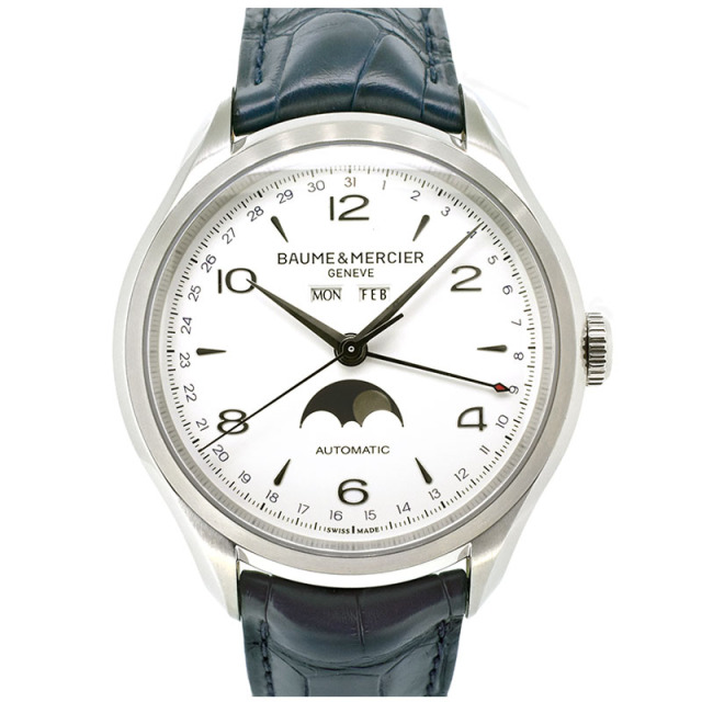 ボーム＆メルシェ　BAUME&MERCIER　クリフトン コンプリートカレンダー　M0A10450　SS　43mm　新品
