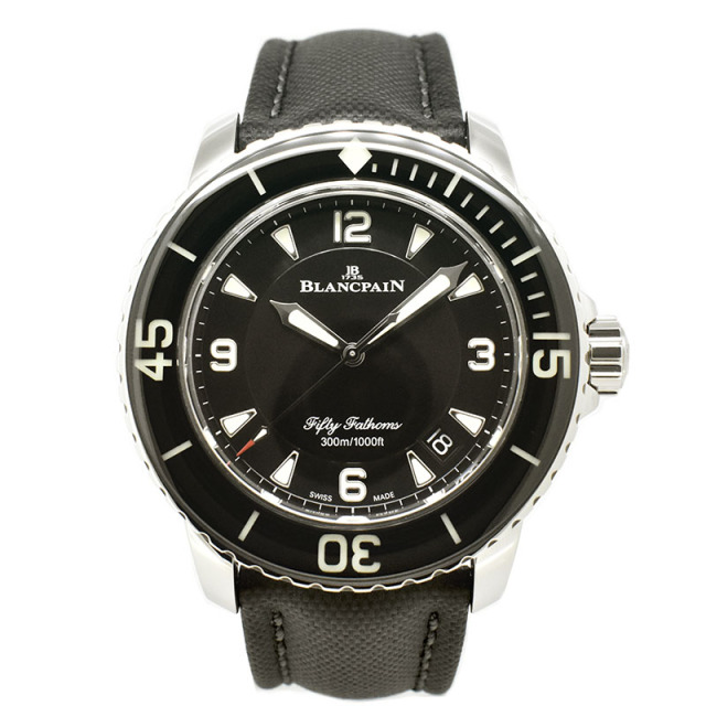 ブランパン BLANCPAIN フィフティファゾムス 5015-1130-52A SS 45mm ブラック 新品