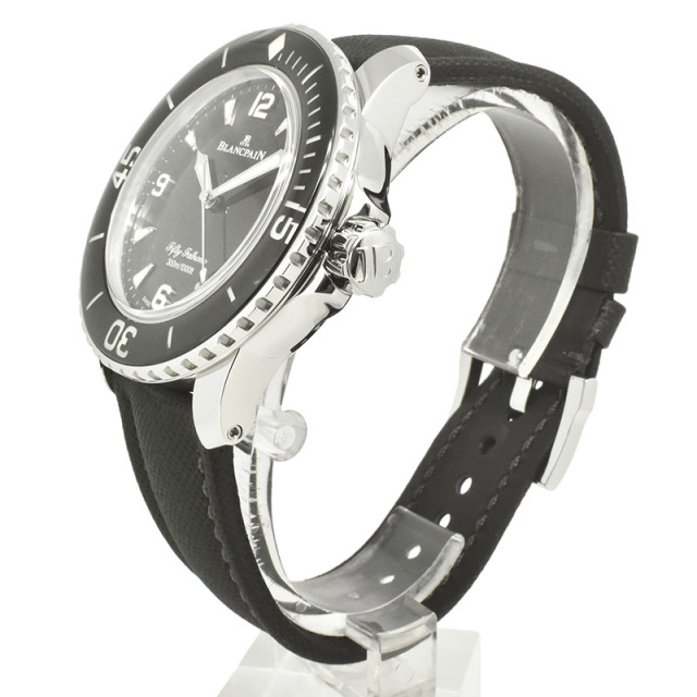 ブランパン BLANCPAIN フィフティファゾムス 5015-1130-52A SS 45mm ブラック 新品