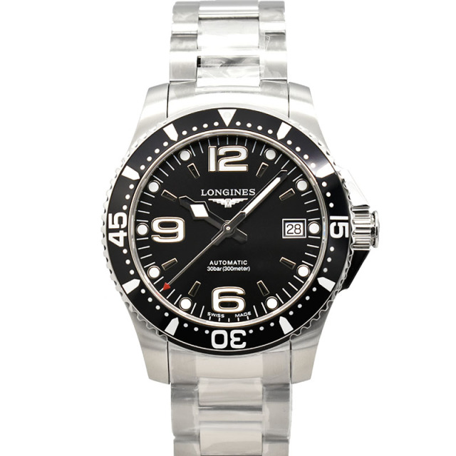 ロンジン LONGINES ハイドロコンクエスト L3.741.4.56.6 39mm ブラック