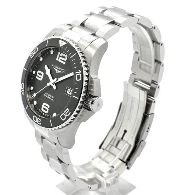 ロンジン LONGINES ハイドロコンクエスト L3.781.4.06.6 41mm グリーン  
