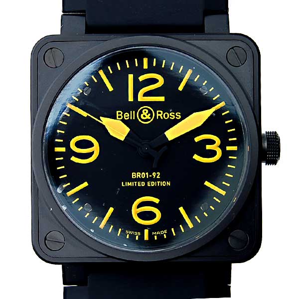 ベル＆ロス　BELL＆ROSS　BR01-92-YELLOW　46mm　2008年世界500本限定　新品