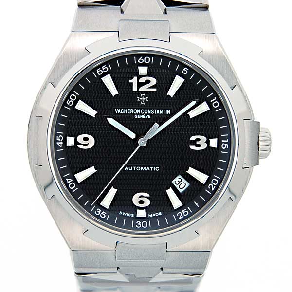 ポ*～様 ヴァシュロンコンスタンタン オーヴァーシーズ 2コマ 42040/423A-8458 シルバー VACHERON CONSTANTIN（ヴァシュロン