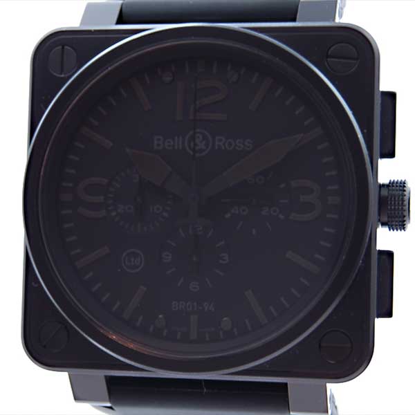ベル＆ロス　BELL＆ROSS　BR01-94-FANTOM　クロノグラフ　世界500本限定　ファントム　激レアモデル　正規未使用品