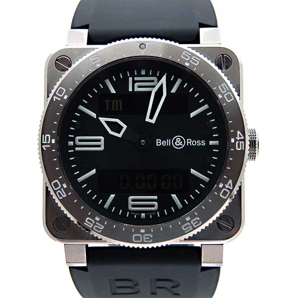 ベル＆ロス　BELL＆ROSS　BR03-88　Type　Aviation　42mm　クォーツ　SS　新品