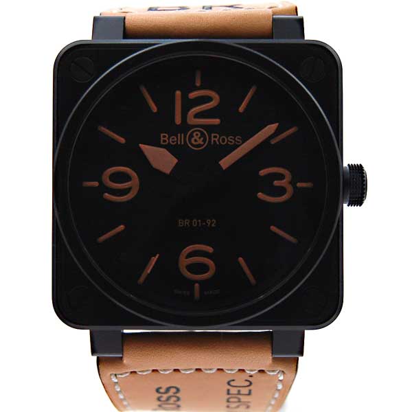 ベル＆ロス　BELL＆ROSS　BR01-92　HERITAGE　ヘリテージ　46mm　PVD　ブラック　新品
