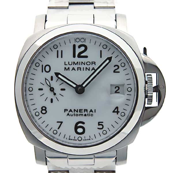 パネライ　PANERAI　ルミノールマリーナ　40mm　PAM00051　ホワイト　自動巻き　300ｍ防水　新品