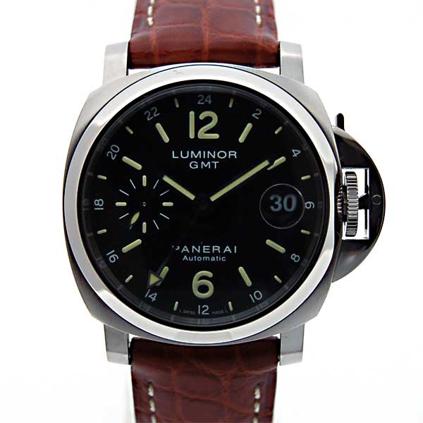 パネライ　PANERAI　ルミノールGMT　PAM00244　40mm　自動巻　革ベルト　新品