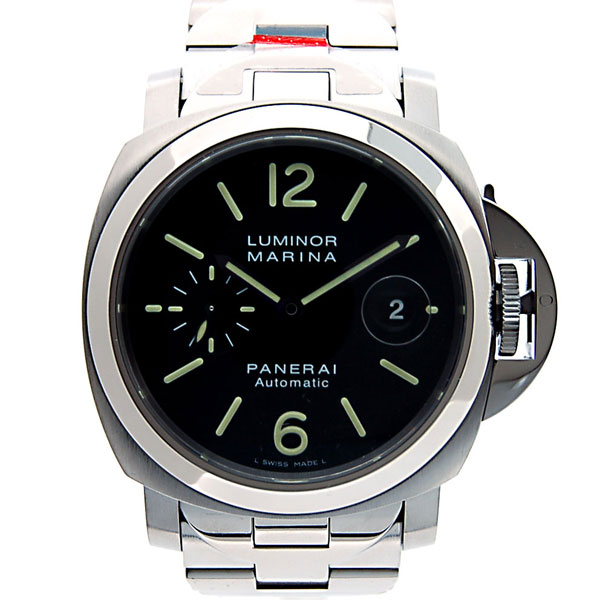 パネライ　PANERAI　ルミノールマリーナ　44mm　PAM00220　自動巻き　300ｍ防水　SSブレス　ステンレス