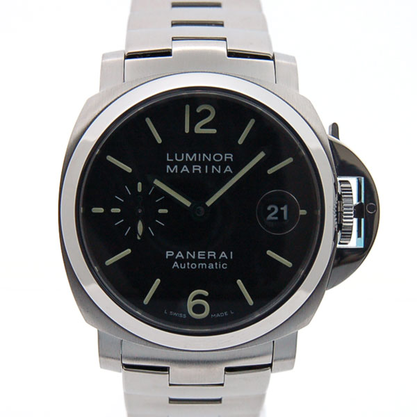 パネライ　PANERAI　ルミノールマリーナ　40mm　PAM00298　自動巻　300ｍ防水　SSブレス　新品