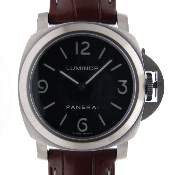 パネライ　PANERAI　ルミノールベース　44mm　PAM00176　手巻き　チタン　300ｍ防水　革ベルト　新品