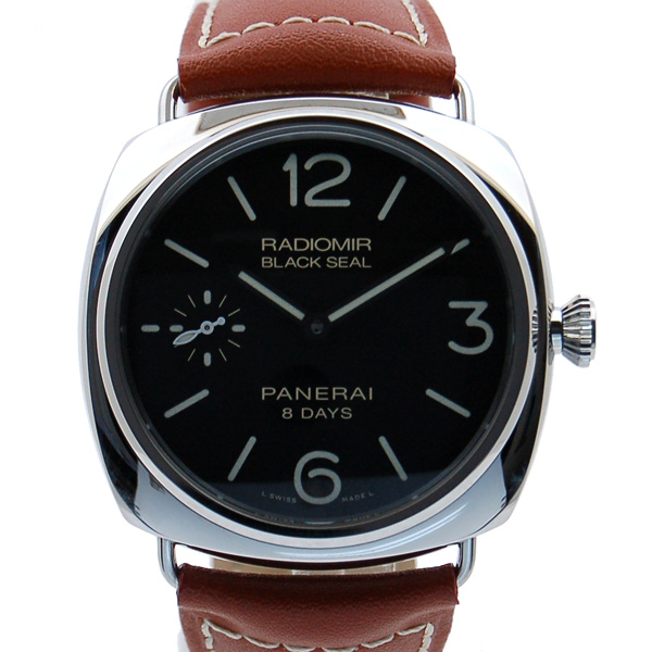 パネライ　PANERAI　ラジオミール　ブラックシール　8デイズ　アッチャイオ　PAM00609　45mm　手巻き　ブラック　新品