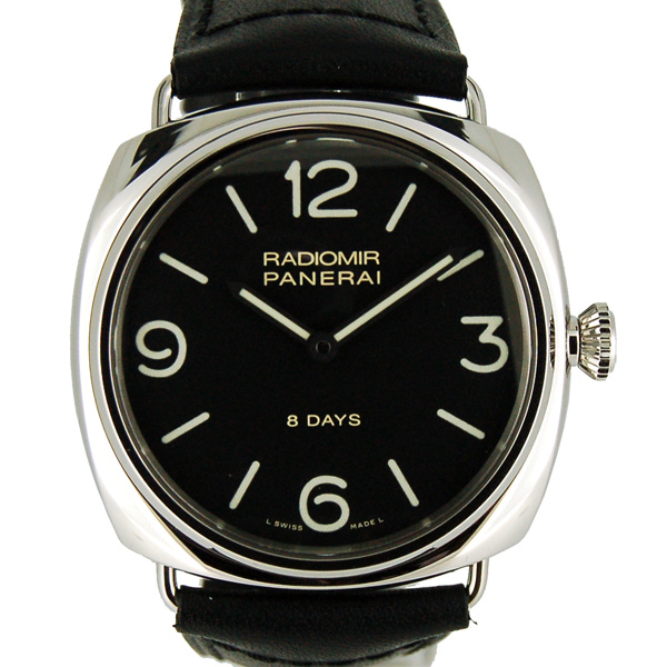 パネライ　PANERAI　ラジオミール　ベース　8デイズ　アッチャイオ　PAM00610　45mm　手巻き　ブラック　新品
