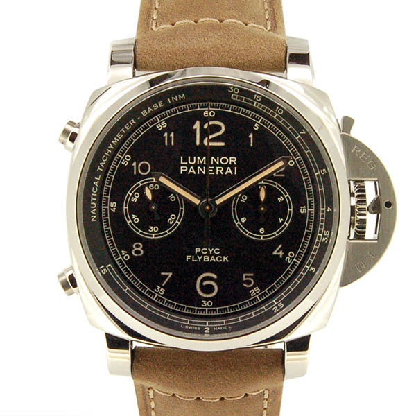 パネライ　PANERAI　ルミノール1950 PCYC 3デイズ クロノ フライバック アッチャイオ　PAM00653　44mm　自動巻き　新品