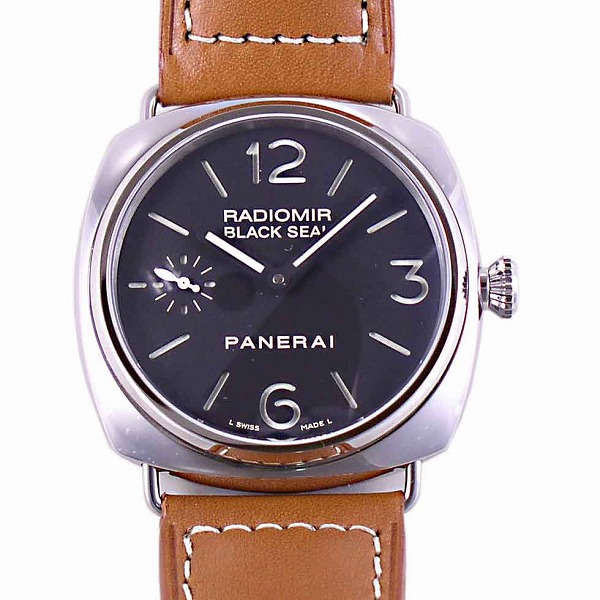 パネライ　PANERAI　ラジオミールブラックシール　45mm　PAM00183　手巻き　100ｍ防水　革ベルト　新品